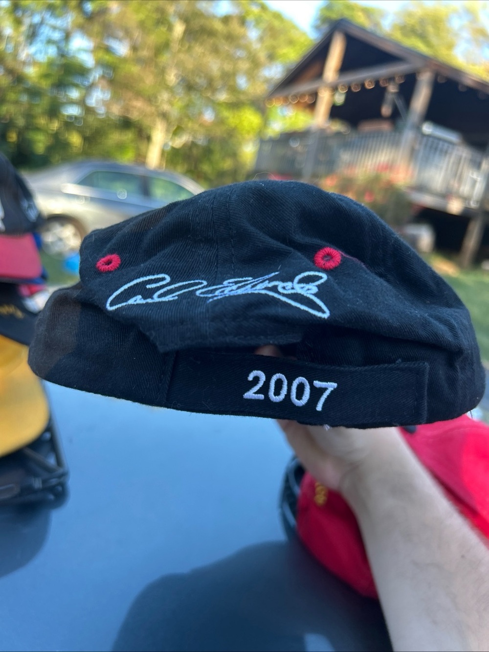 Assorted Racing & Logo Baseball Cap - Red, Yellow, Black - Picture 5 of 15